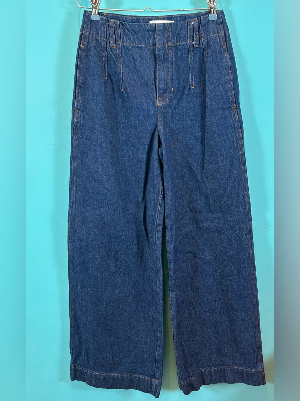 Boden Wide-Leg Women’s Jeans in Dark Blue Denim 28